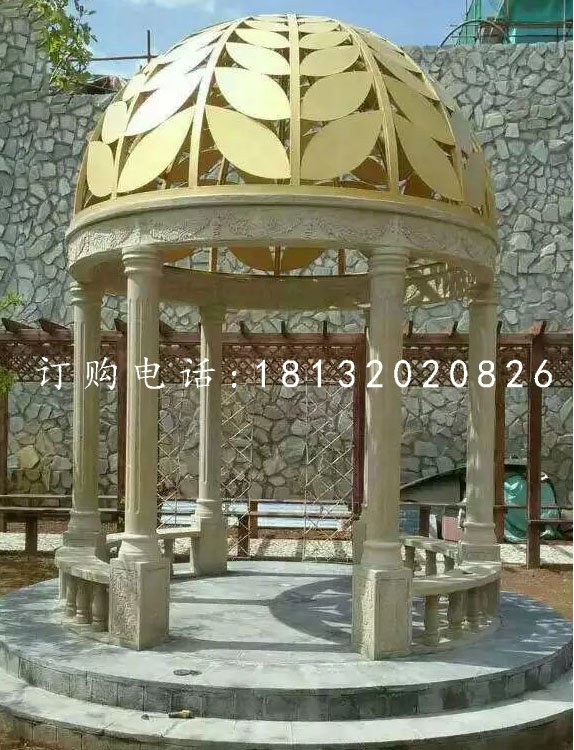 歐式涼亭，小區(qū)石涼亭
