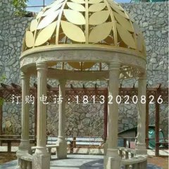 歐式?jīng)鐾?，小區(qū)石涼亭