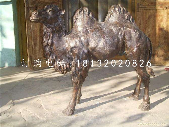 公園駱駝銅雕,動(dòng)物銅雕 (2)