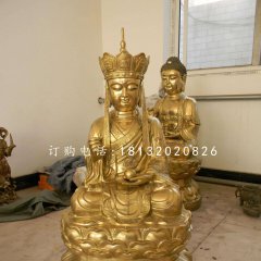 地藏菩薩銅雕，銅雕佛像