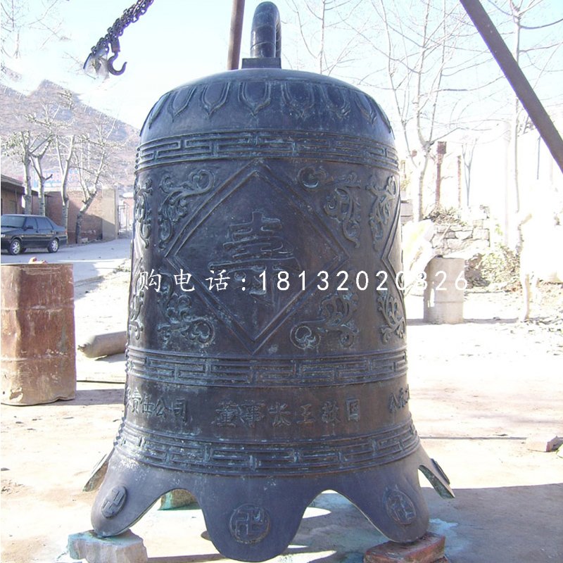 仿古銅鐘，青銅鐘