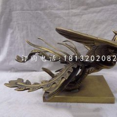 鳳凰銅雕，廣場鳳凰雕塑