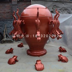 廣場地動儀銅雕，景觀銅雕
