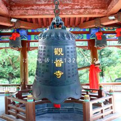 寺廟銅鐘，青銅鐘雕塑