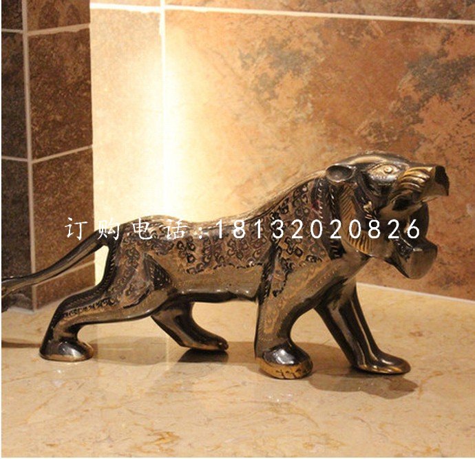 老虎銅雕，鑄銅動(dòng)物雕塑