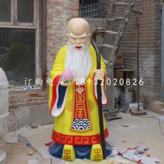 南極仙翁雕塑，玻璃鋼老壽星