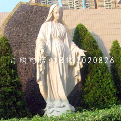 玻璃鋼圣母雕塑，教堂人物雕塑