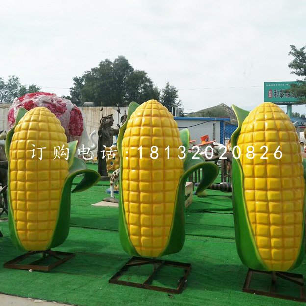 玻璃鋼玉米，糧食雕塑