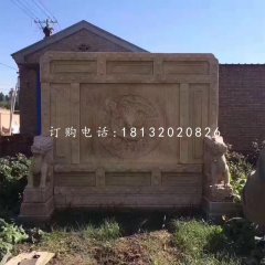 石雕屏風(fēng)，仿古景觀石雕