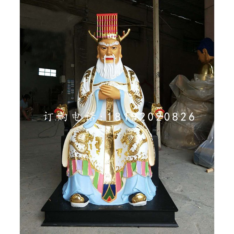 龍王雕塑，玻璃鋼神像