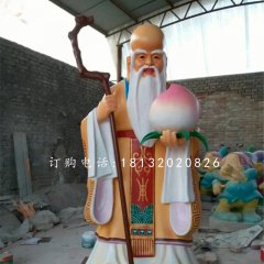 老壽星雕塑，玻璃鋼神仙