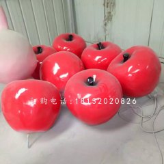 蘋果雕塑，玻璃鋼仿真水果