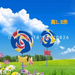 棒棒糖雕塑，玻璃鋼仿真雕塑