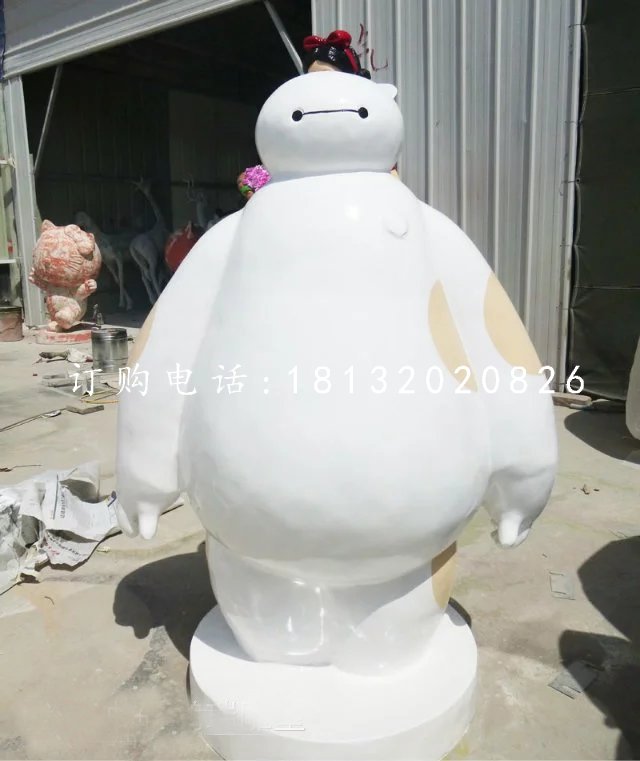 玻璃鋼大白雕塑,電影角色雕塑 (3)