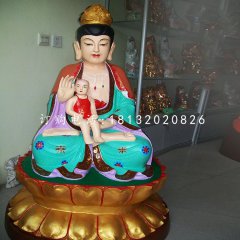 送子觀音雕塑，玻璃鋼佛像