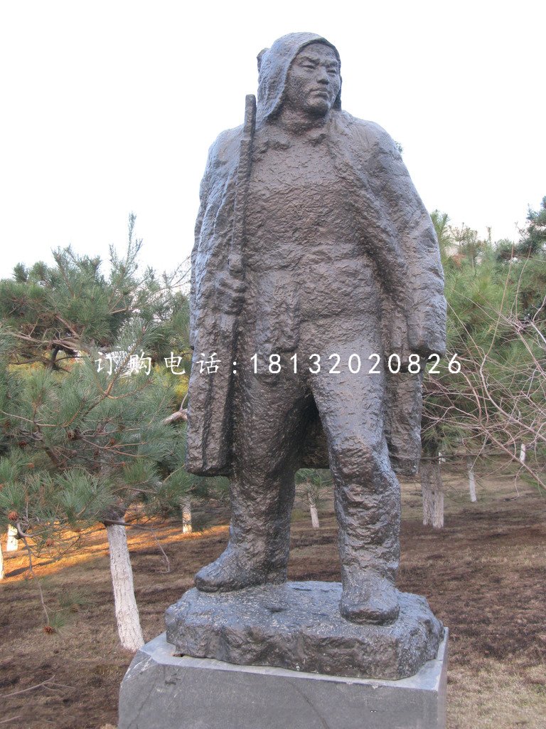 民兵銅雕，公園紀(jì)念銅雕