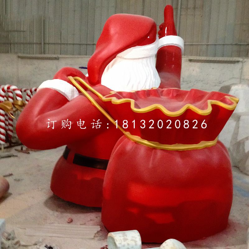玻璃鋼圣誕老人，卡通人物 (3)