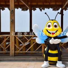 蜜蜂雕塑，玻璃鋼卡通動物