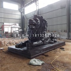 西洋獅銅雕，廣場銅獅子