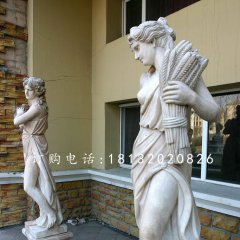 西方女人石雕，景觀石雕