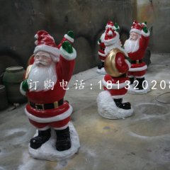 玻璃鋼圣誕老人雕塑，卡通人物
