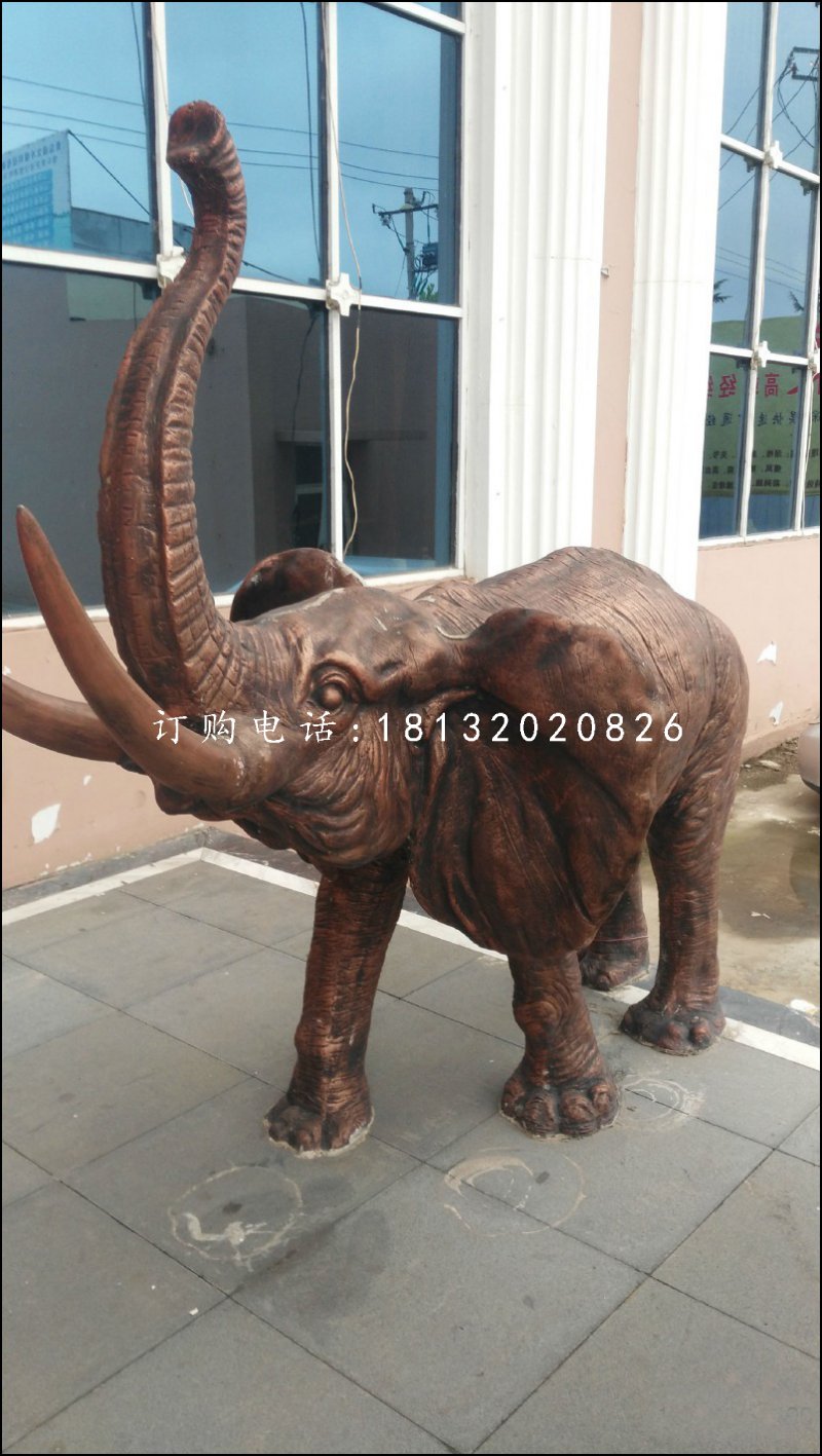 大象銅雕,公園動物銅雕