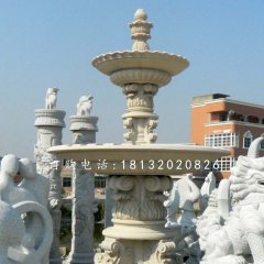 歐式噴泉石雕，廣場景觀雕塑