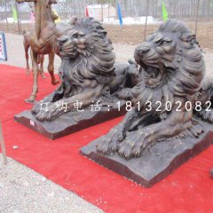 匯豐獅銅雕，銅雕西洋獅