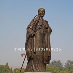 玄奘銅雕，唐朝和尚銅雕