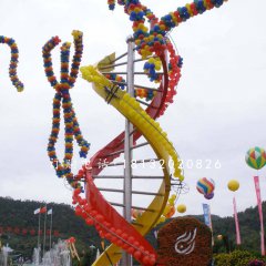 不銹鋼遺傳因子雕塑，廣場不銹鋼雕塑