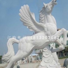 飛馬石雕，漢白玉石雕馬