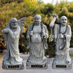 大理石十八羅漢，佛像石雕