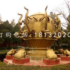 校園景觀銅雕，地動儀銅雕