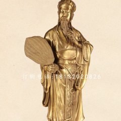 諸葛亮銅雕，古代名人銅雕