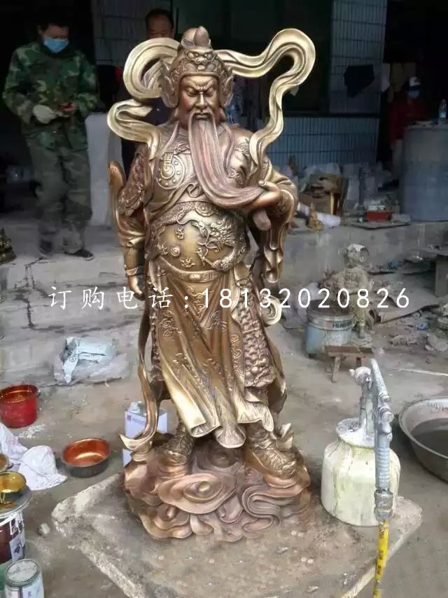關(guān)羽銅雕，銅雕關(guān)公，武財神銅雕