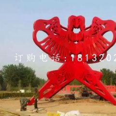 不銹鋼公園雕塑，不銹鋼風(fēng)箏雕塑