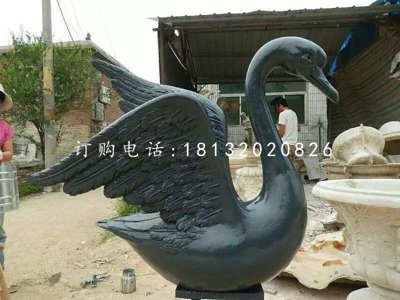 黑天鵝雕塑,玻璃鋼動(dòng)物雕塑