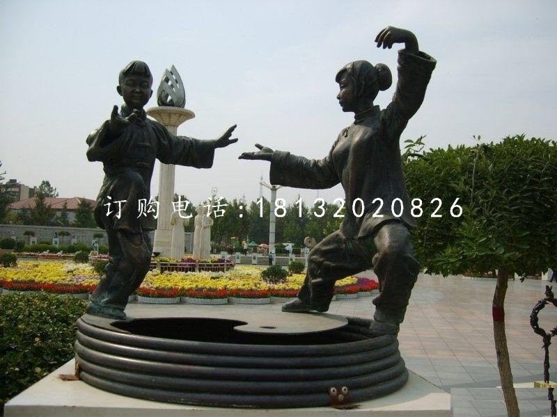 打太極拳銅雕，廣場(chǎng)人物銅雕.jpg