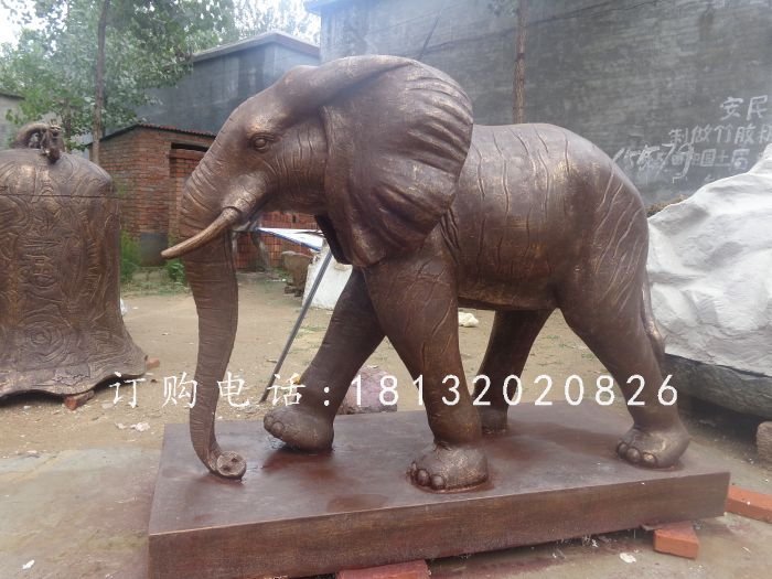 大象銅雕，動(dòng)物銅雕 (2).jpg