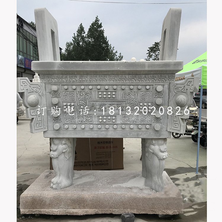 鼎盛千秋鼎，石雕鼎 (2)