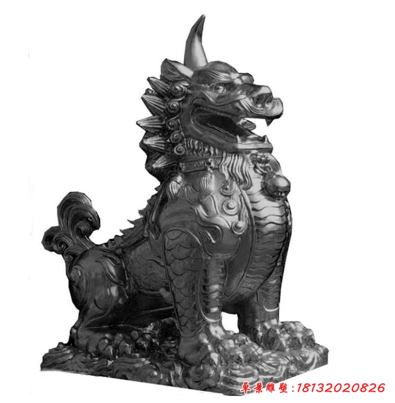 獬豸銅雕塑，神獸[1][1]