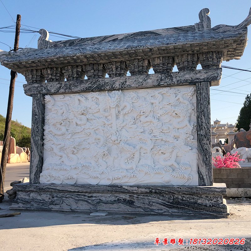 石雕影壁 石雕影壁