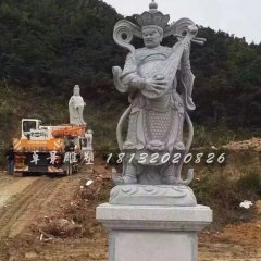 四大天王石雕，大理石四大天王雕塑