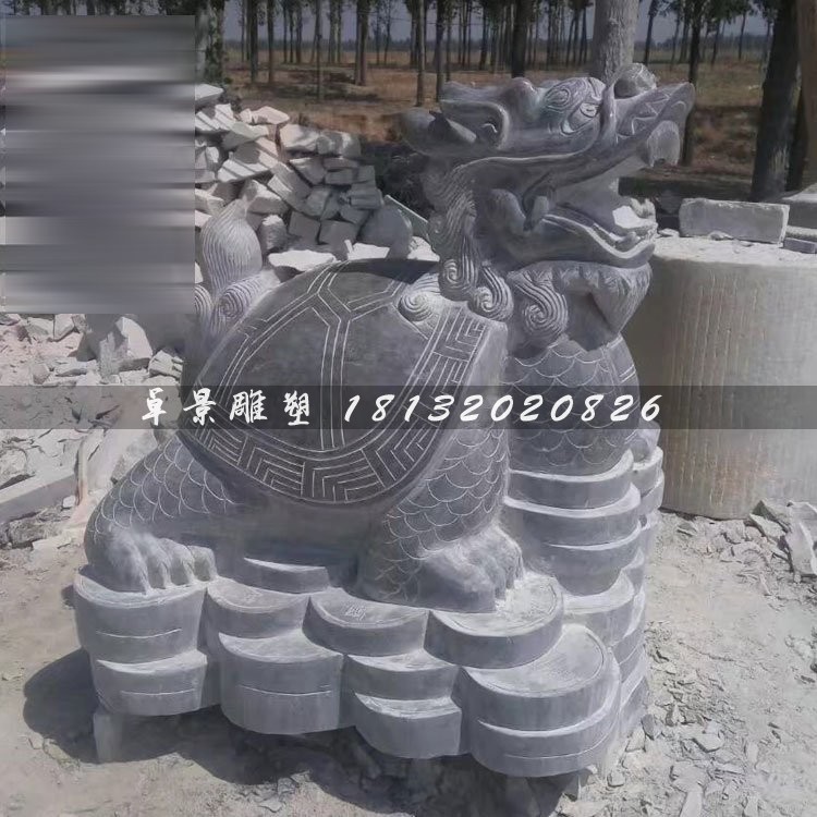 招財龍龜?shù)袼?，石雕龍? />
                    <div   id=