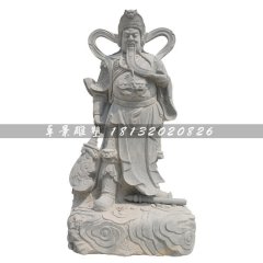 關(guān)帝石雕，大理石關(guān)帝石雕