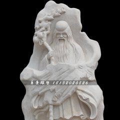 老壽星石雕，漢白玉壽星雕塑