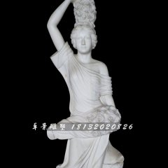 美女石雕，人物石雕塑