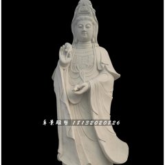 觀音菩薩石雕，大型觀音菩薩雕塑
