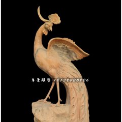 鳳凰石雕，公園神獸石雕