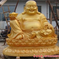 彌勒佛銅雕，招財(cái)彌勒佛銅雕